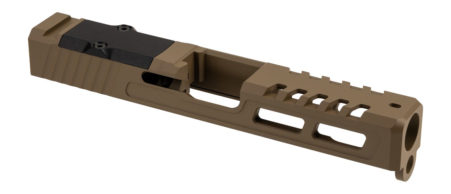 Zaffiri Precision ZPS.2 Slide Flat Dark Earth Stainless for Glock 19 Gen3 RMR Footprint
