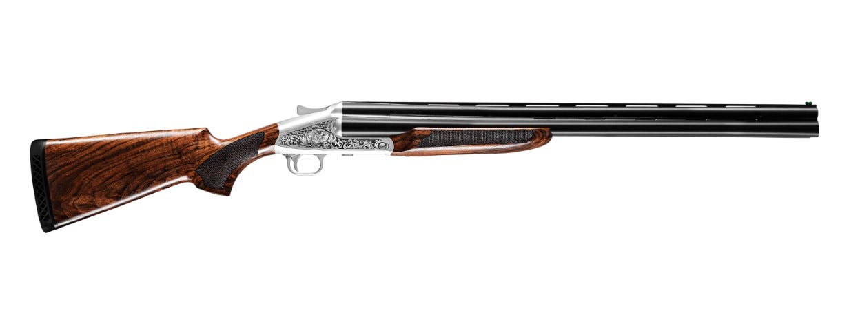 American Tactical 3B Triple Barrel Walnut / Silver 12 GA 26 Barrel 3-Rounds