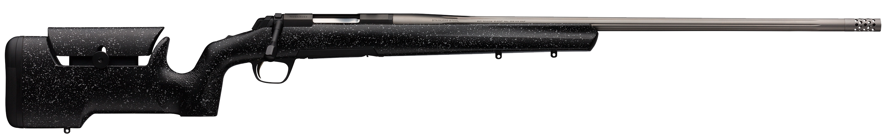 Browning X-Bolt Max Long Range Hunter Gray Speck Black 6.5 Creedmoor 26 Barrel 4-Rounds Threaded image