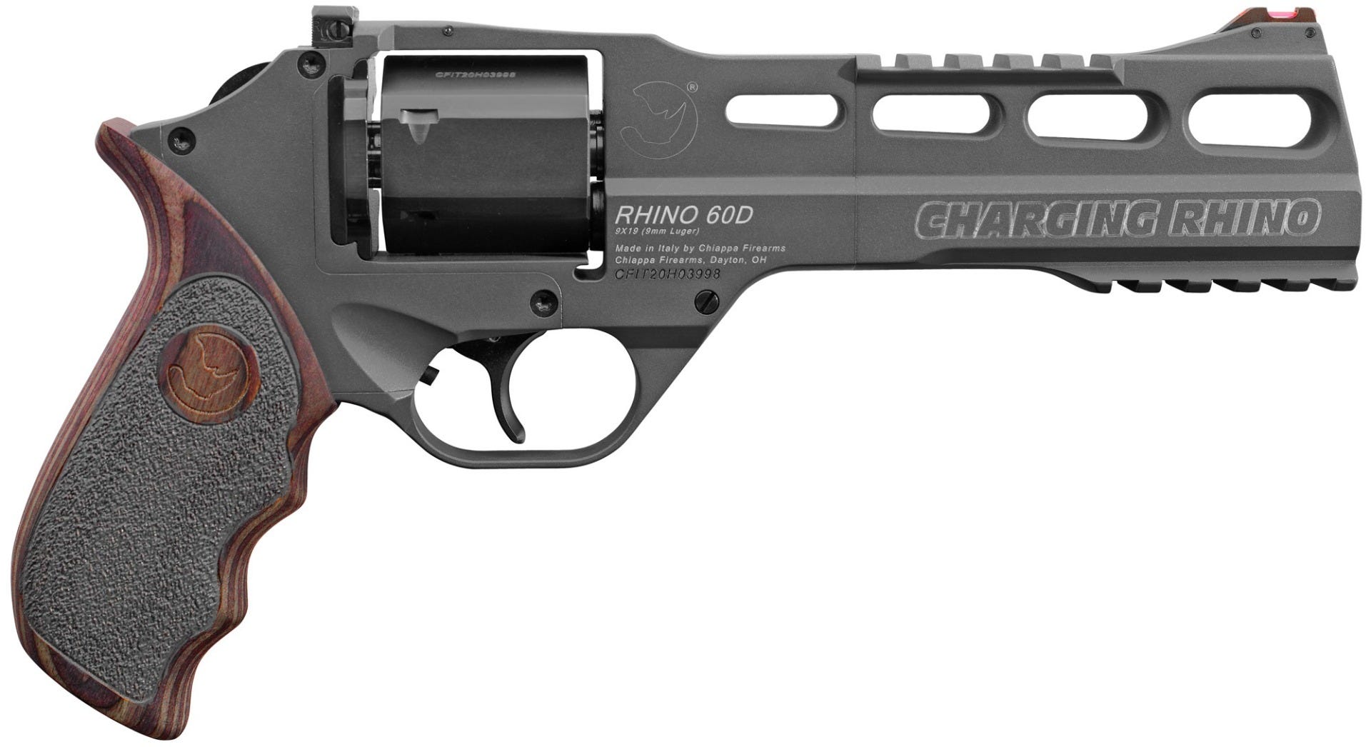 Chiappa Firearms Charging Rhino Gen II 9mm 6 Barrel 6-Rounds Moon Clips - Chiappa Firearms