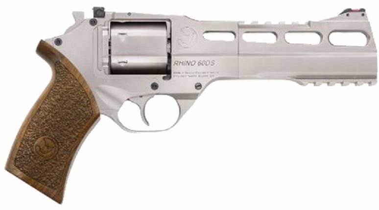 Chiappa Firearms White Rhino 60DS Nickel .357 Mag 6 Barrel 6-Rounds image