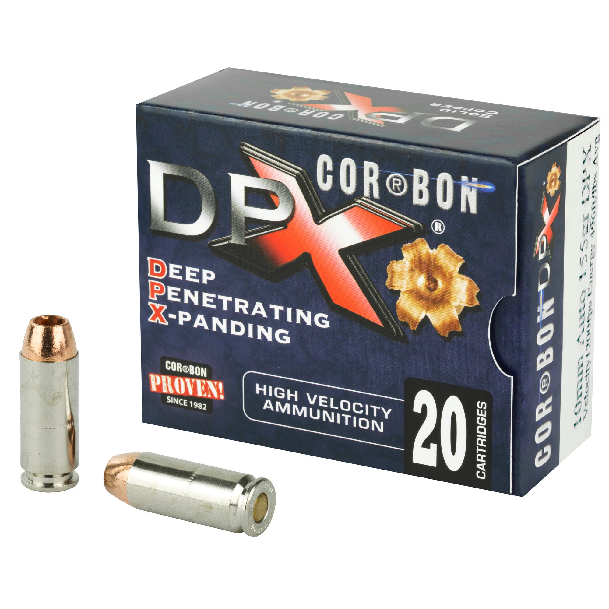 -Bon DPX Nickel Plated Brass 10mm 155 Grain 20-Rounds JHP Ammo
