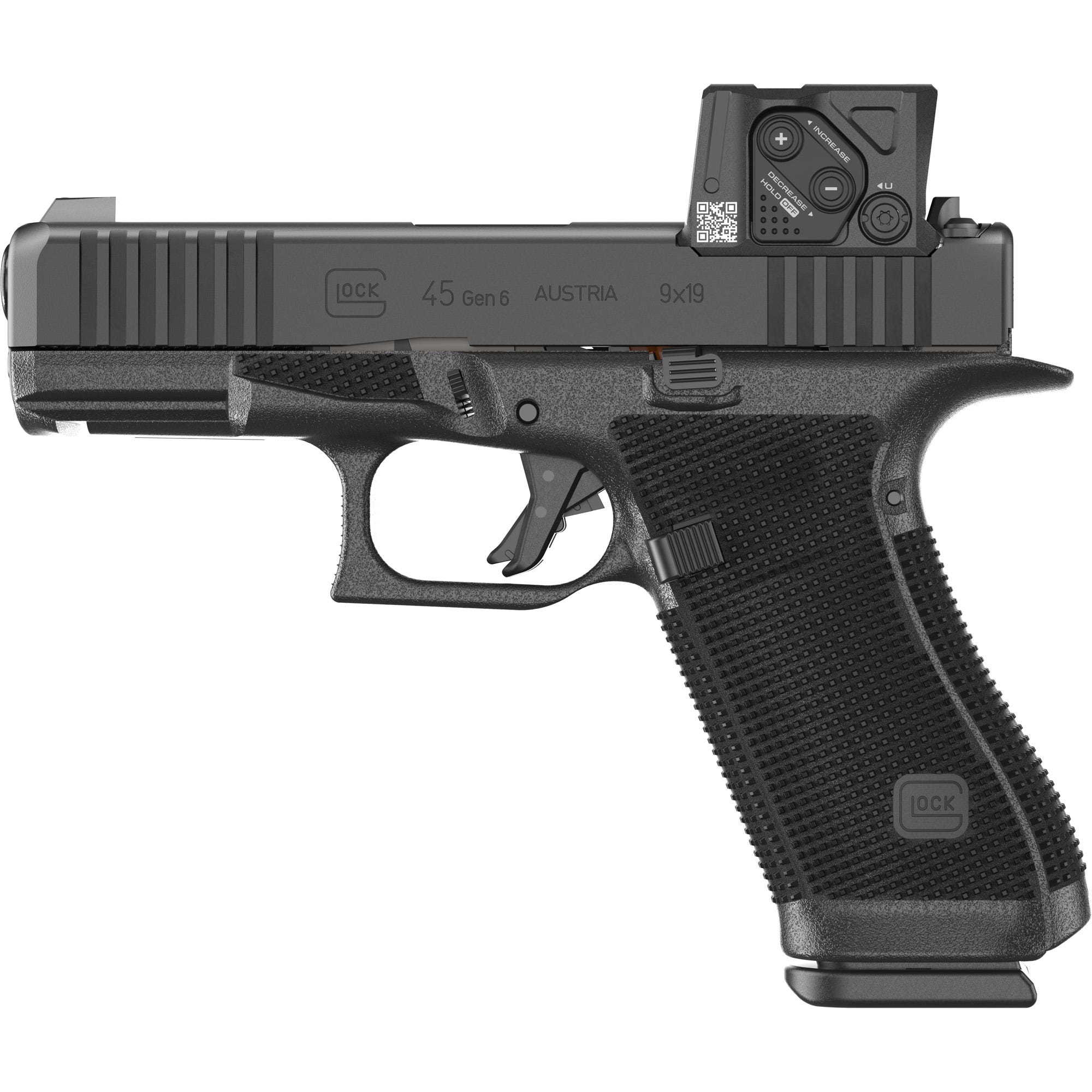 Glock 45 Gen 6 9mm 4.02 Barrel 17-Rounds w/ Aimpoint COA