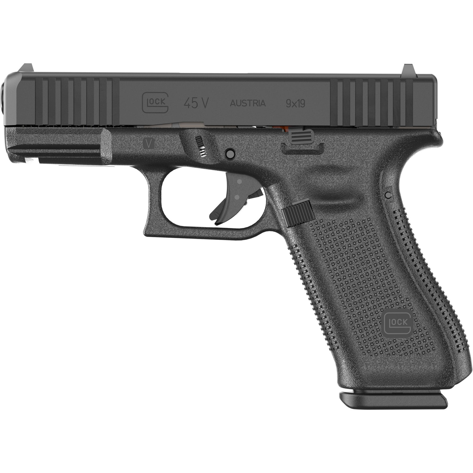 glock 45 v 9mm 4.02 barrel 17-rounds
