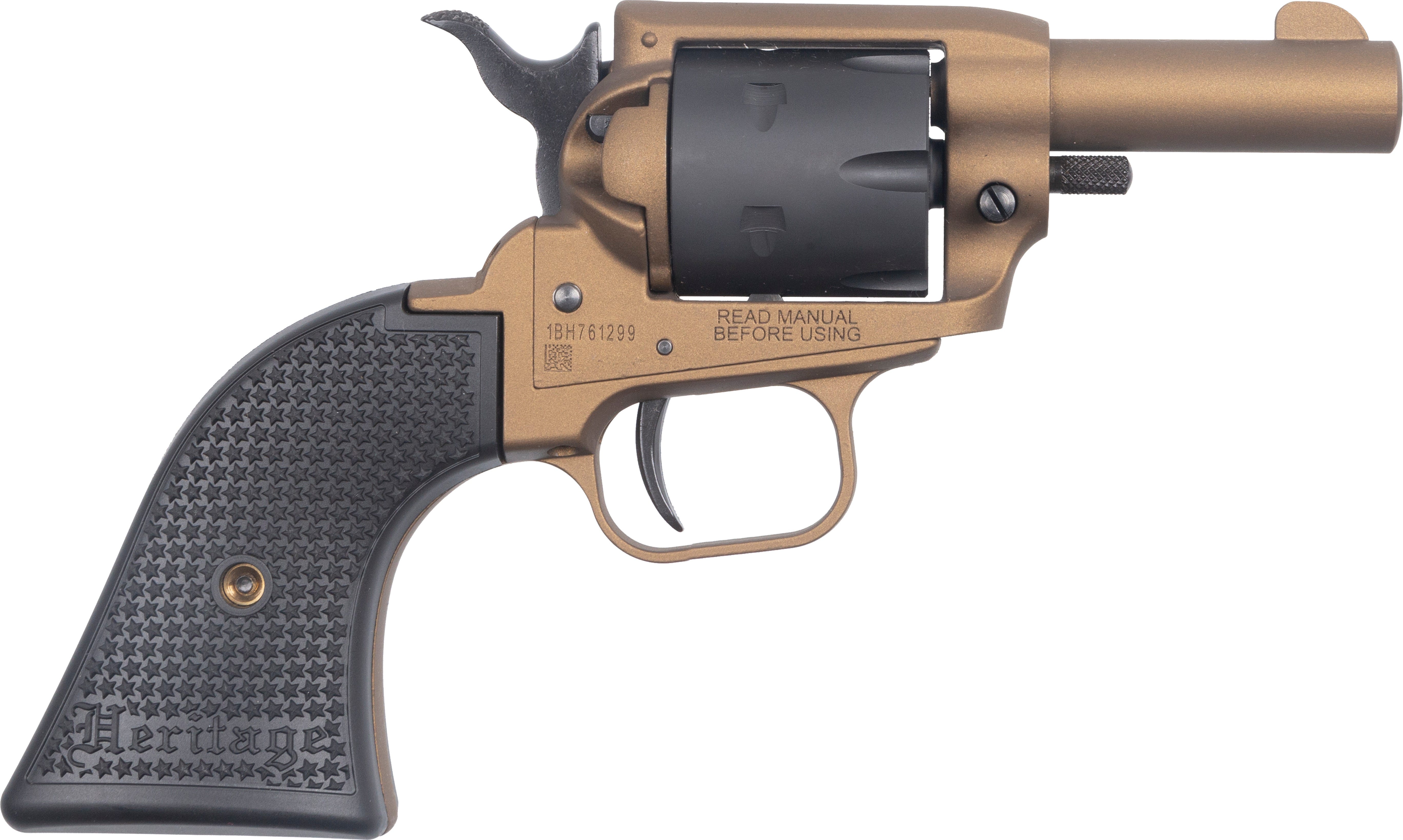 Heritage Firearms Heritage Firearms Barkeep Burnt Bronze .22 LR 2 Barrel 6-Rounds - $158.99 at GrabAGun