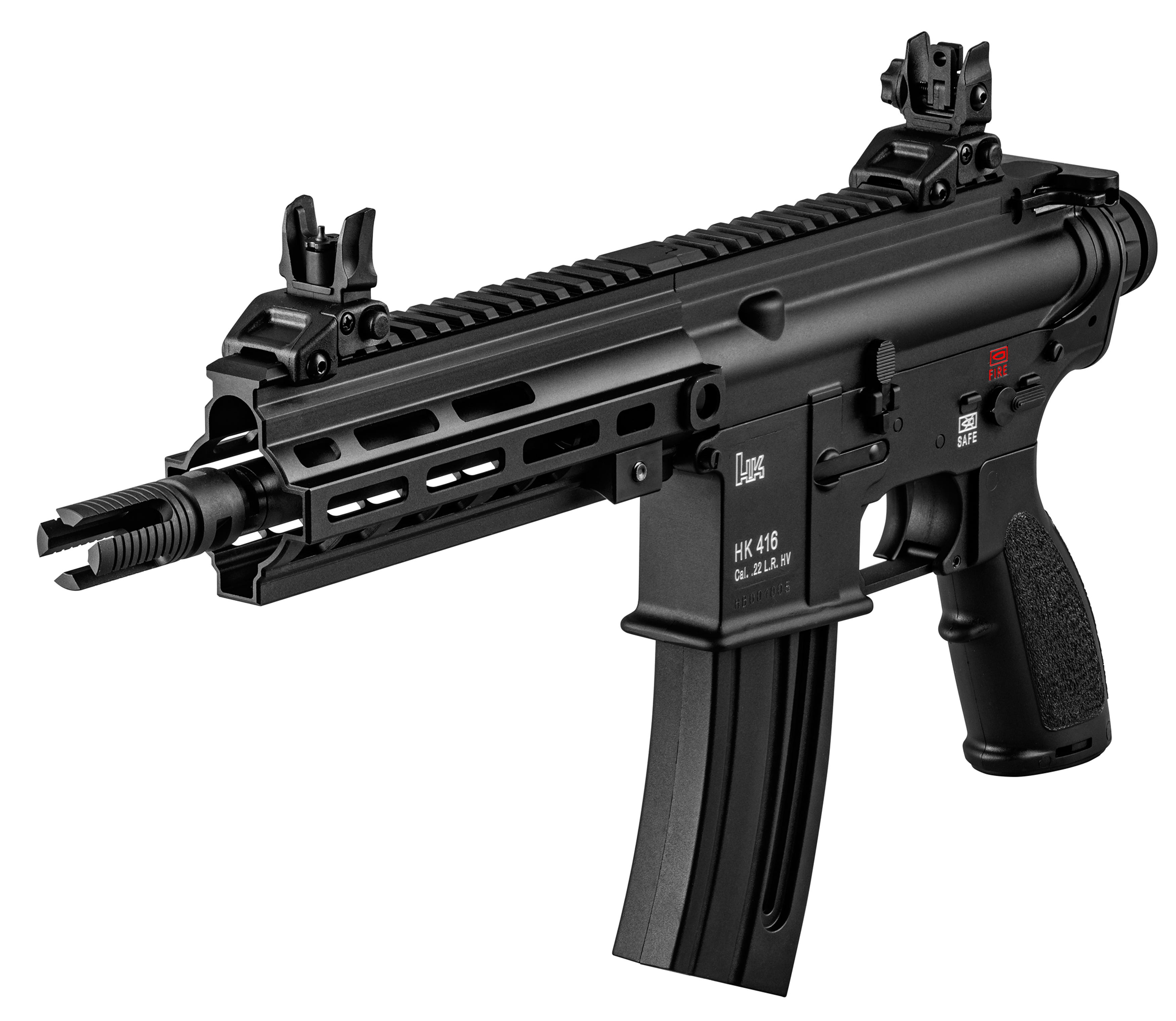 Hk416 22 Lr 8 5 20 Round Matte Black Heckler And Koch 81000403