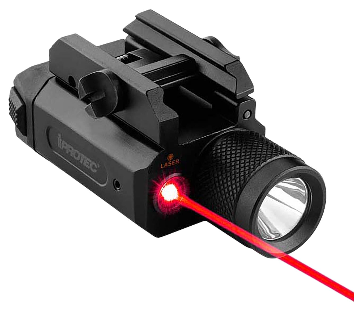 iProtec RM600LSR Rail Mount Light 600 Lumens w/ Red Laser - iProtec