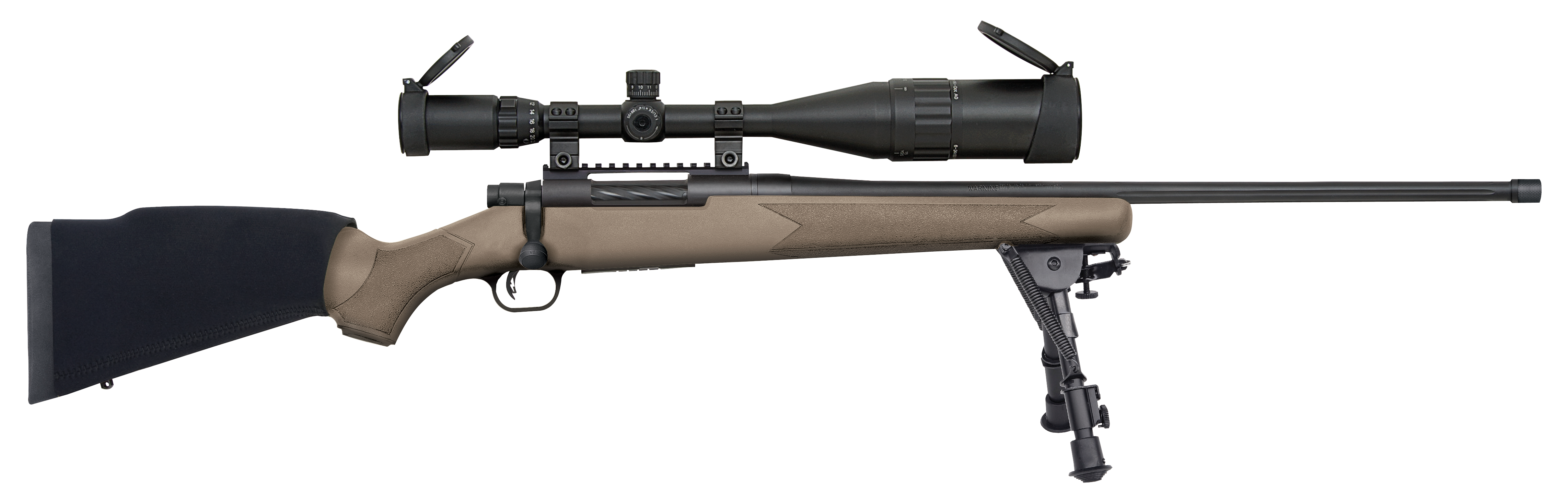 Mossberg Patriot Night Train Flat Dark Earth 6.5 Creedmoor 22 Barrel 5-Rounds 6-24x50mm image