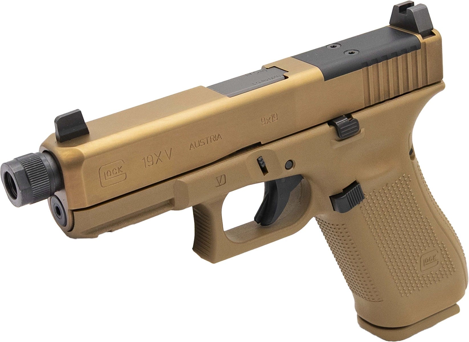 GLOCK 19XV MOS Threaded 9mm Pistol