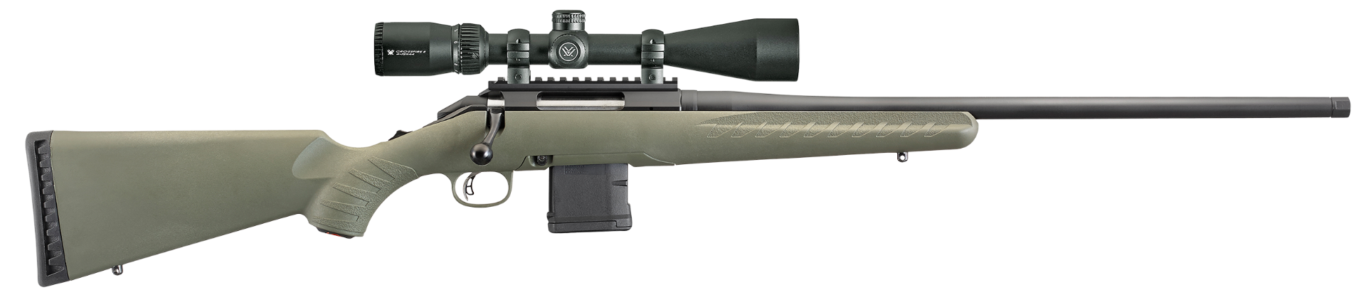 Ruger American Predator Moss Green .223 Rem 22 Barrel 10-Rounds Vortex Crossfire II image