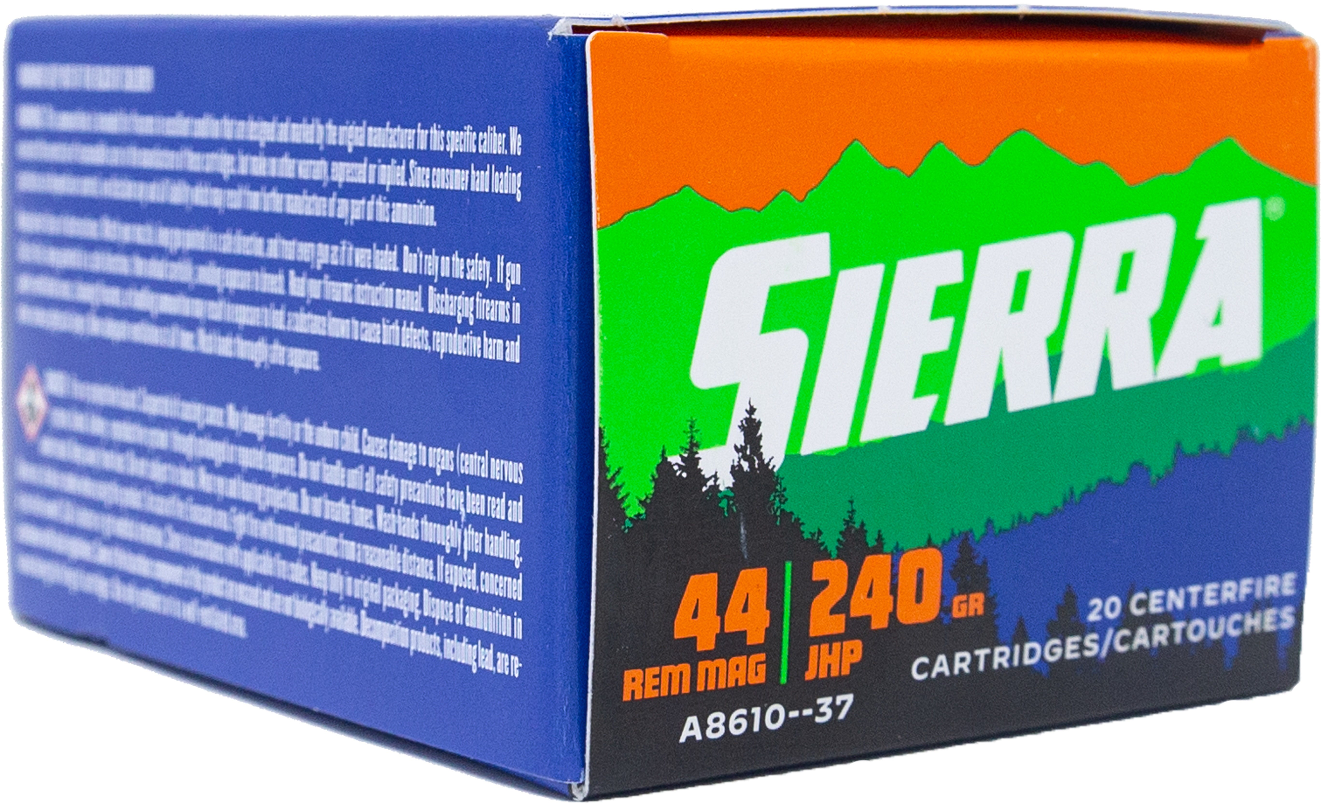 rra Outdoor Master Brass .44 Mag 240-Grain 20-Rounds JHPSM Ammo