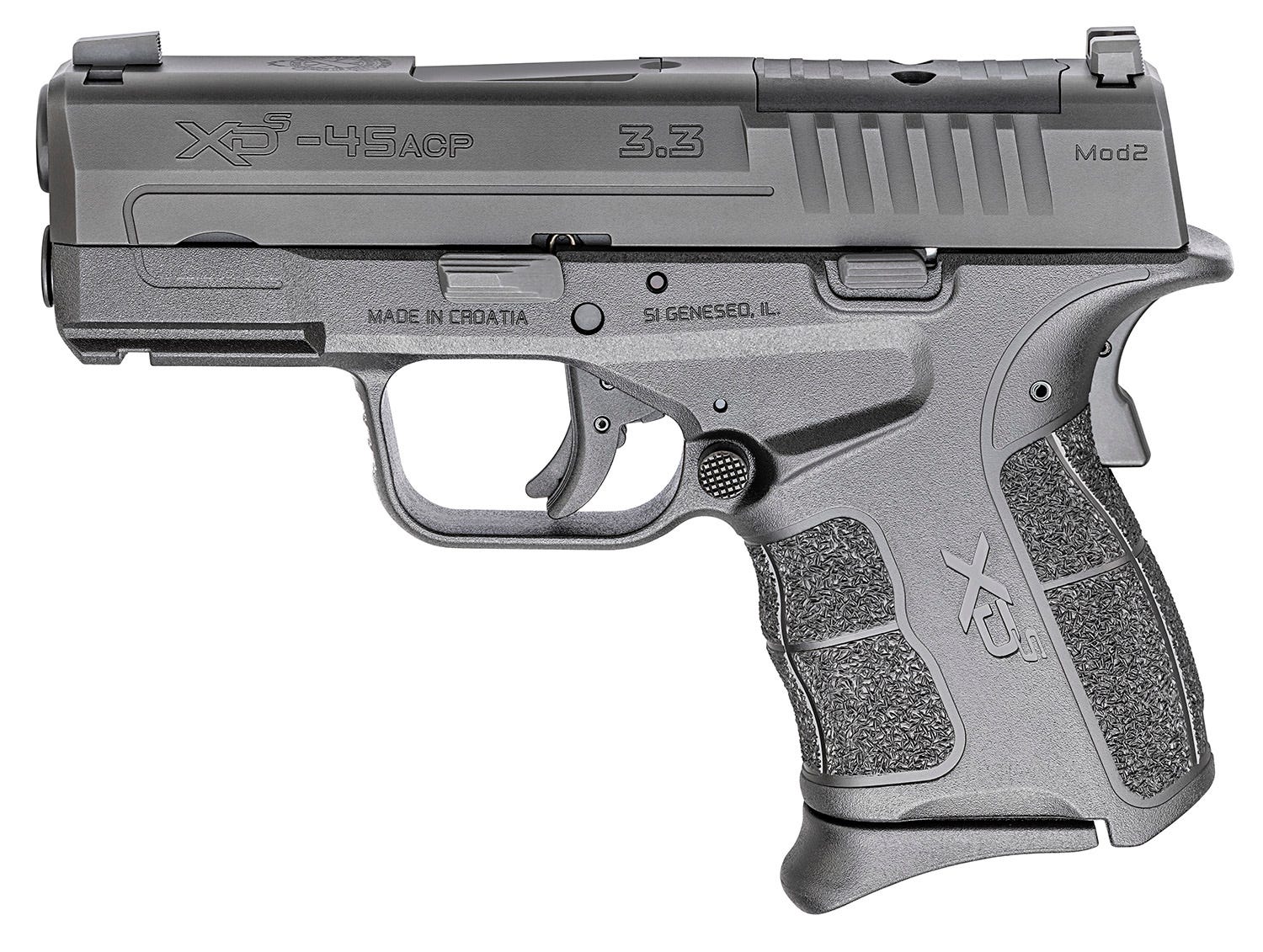 springfield armory xd-s mod.2 osp .45 acp 3.3 barrel 6-rounds or