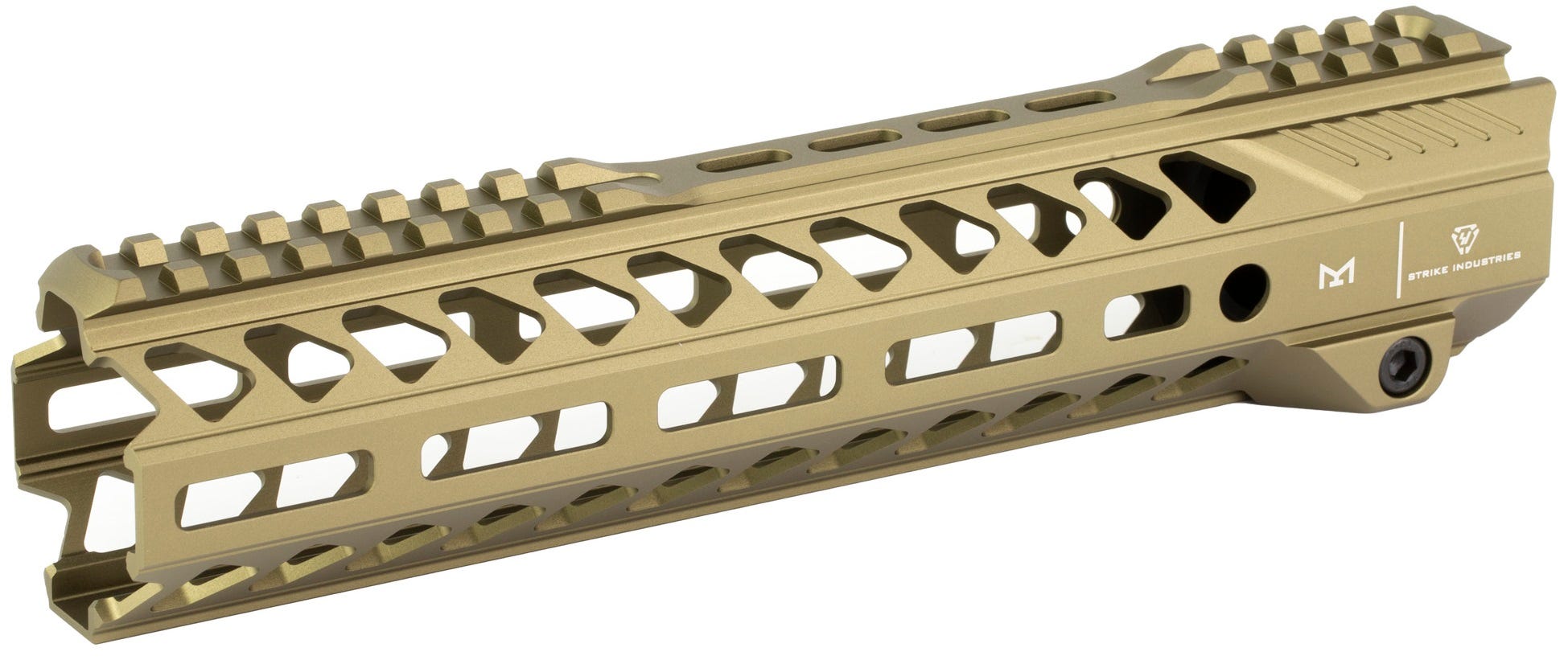 Strike Industries Strike Rail Flat Dark Earth 10 M-LOK for AR-15