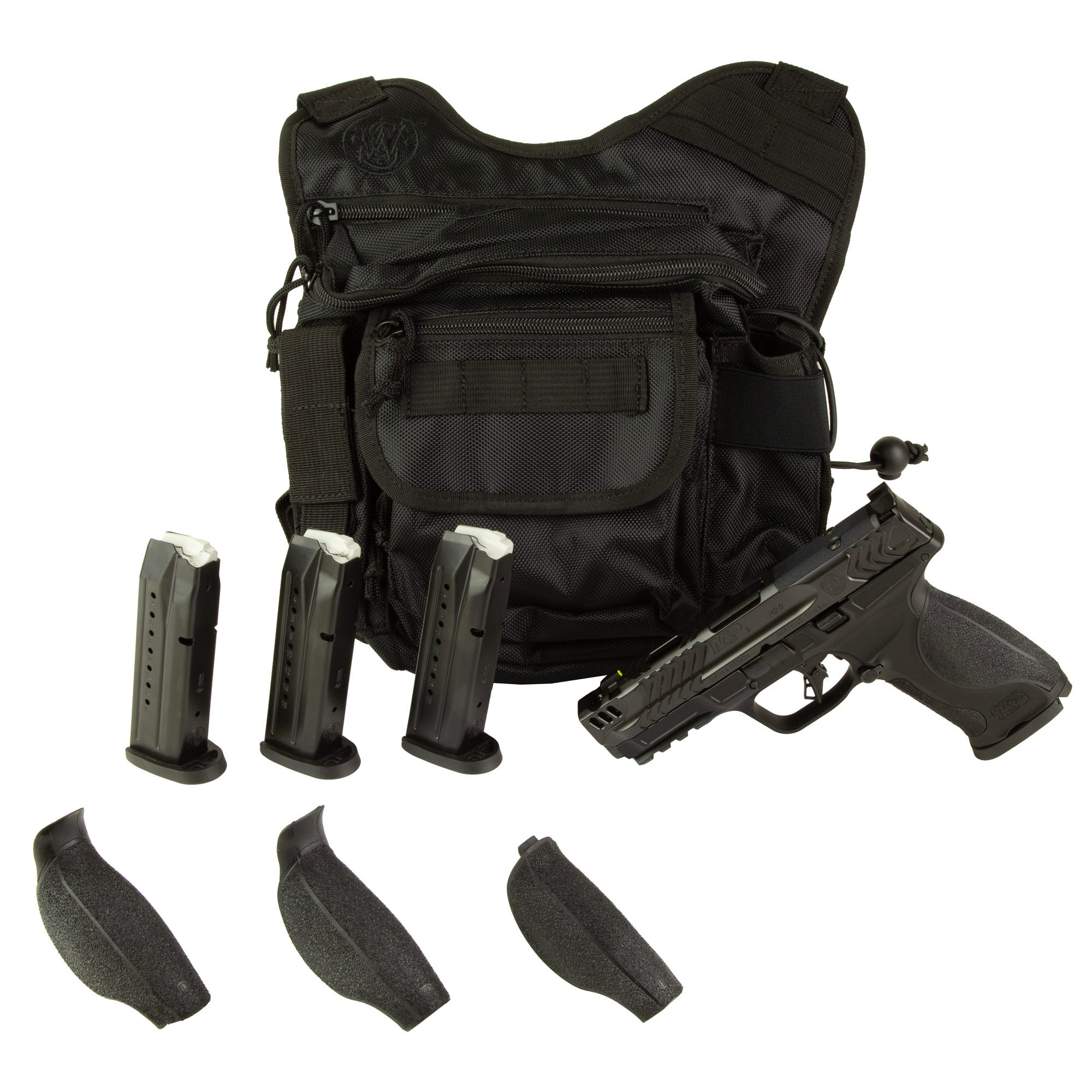 Smith and Wesson M&P9 M2.0 Metal Bundle Black 9mm 4.2 Ported Barrel 17-Rounds w/ 4 Mags  Bug Out Bag