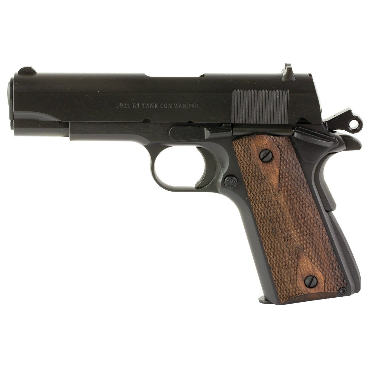 Tisas 1911A1 Tank Commander Black / Walnut 9mm 4.25 Barrel 9-Rounds - Tisas