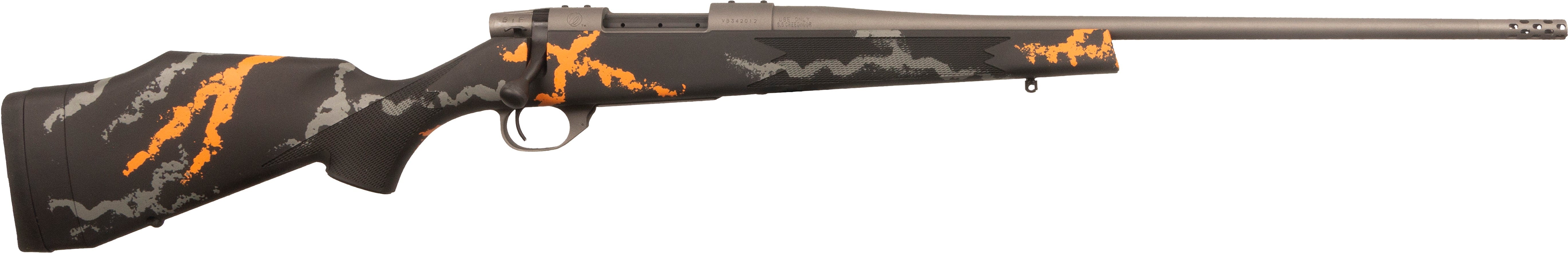 Weatherby Vanguard Compact Hunter Gray / Orange 7mm-08 20 Barrel 5-Rounds image