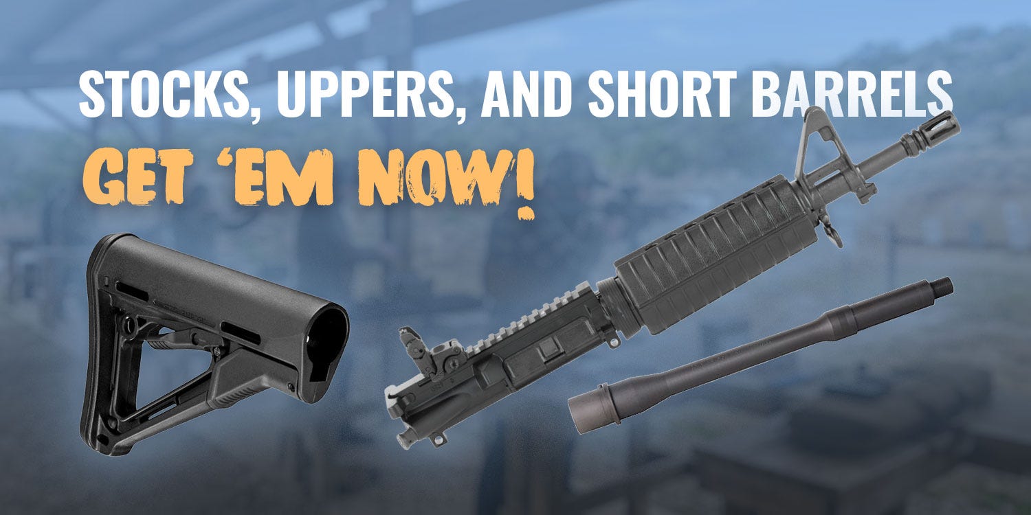 Stocks, Uppers, and Short Barrels, Oh My! 