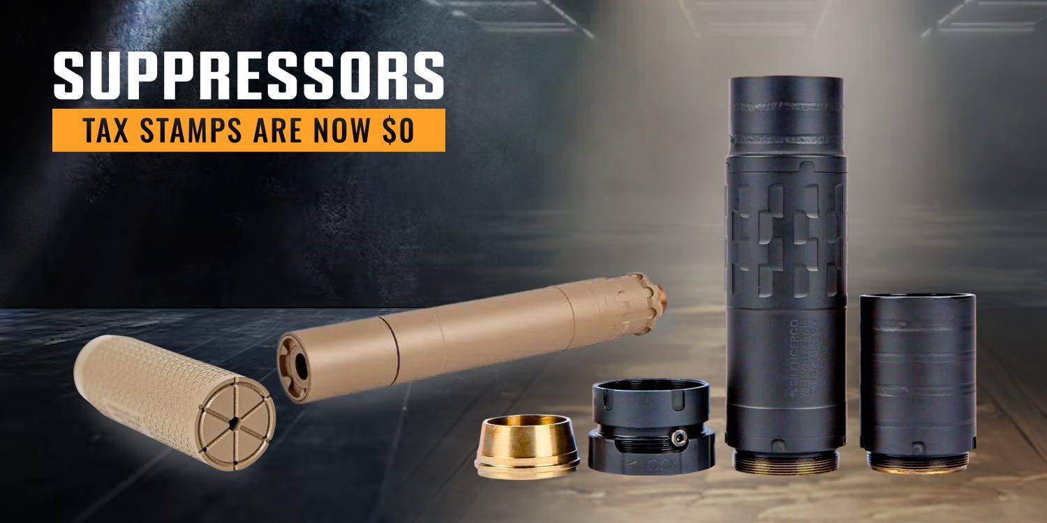 Wide Selection of Suppressors in Stock